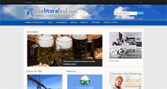 Desktop Screenshot of guialitoralsul.com