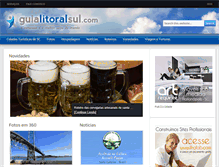 Tablet Screenshot of guialitoralsul.com